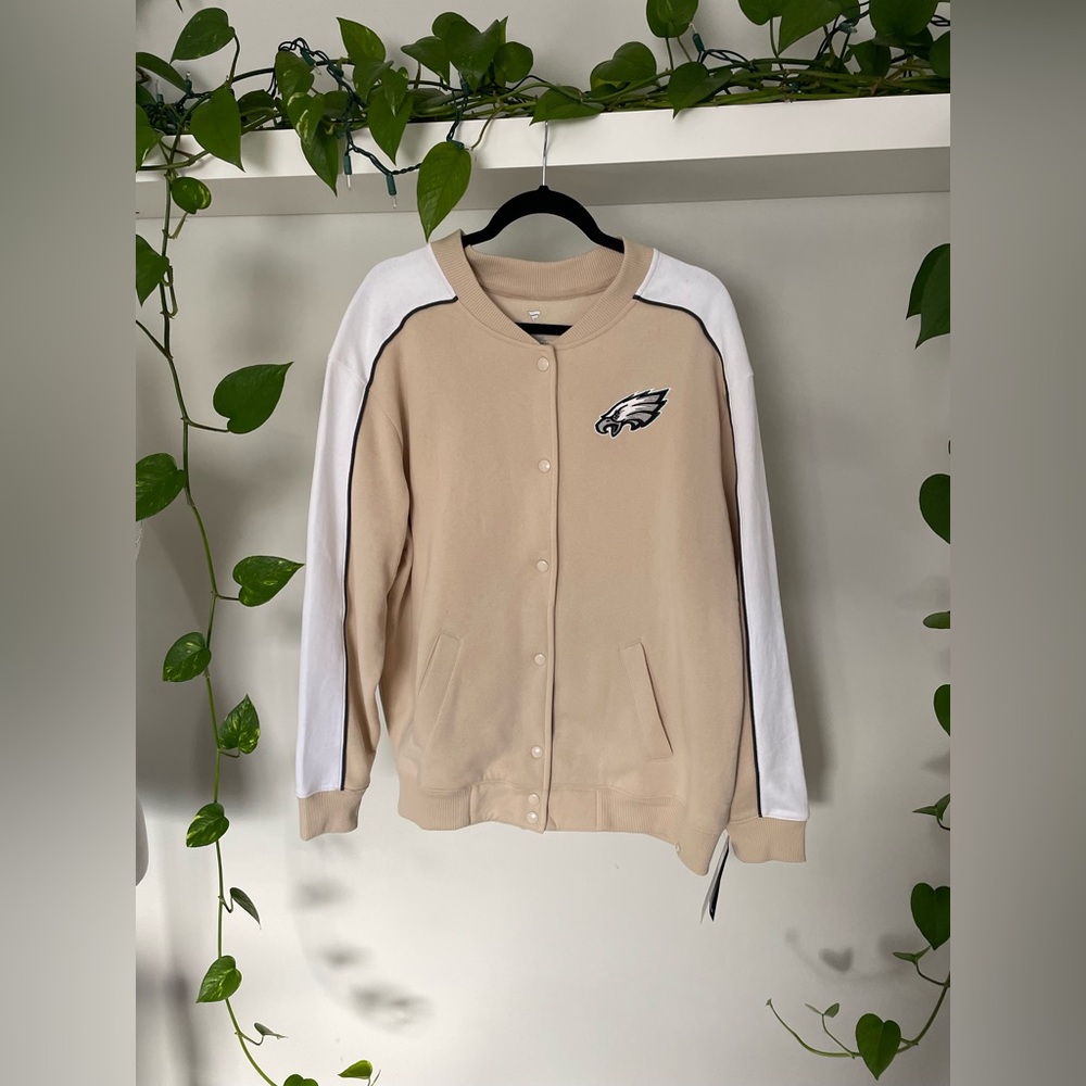 Philadelphia Eagles Full Snap Women’s Varsity Jacket